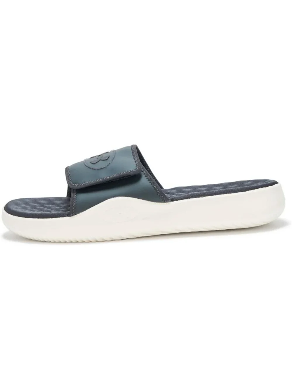 Mens Galaxy Black Ignite Pro Slide Comfort Soft Rubber Slip On Flat Sandal Shoes